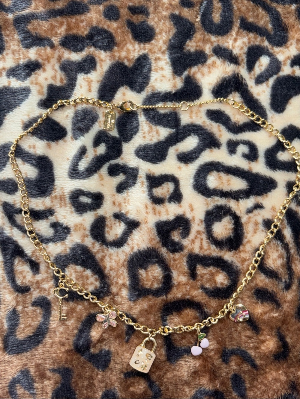 Coach Gold Charm Necklace - Picture 4 of 7